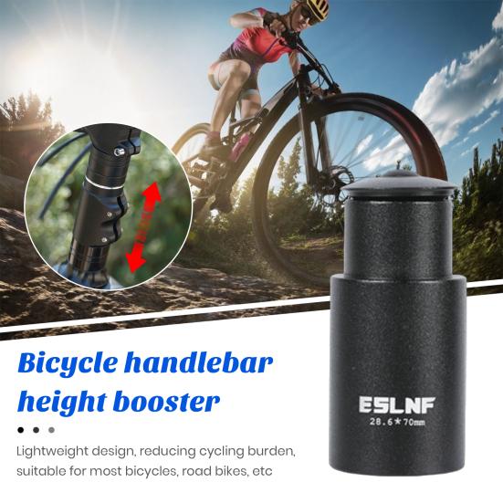 Bike Handlebar Extender Bicycle Fork Stem Riser Lightweight Adjustable Anti-oxidation Easy To Install Mountain Bike Handle Bar Extension Tool