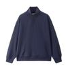 GIORDANO CONCEPTS Men's Half-Zip High-Neck Sweatshirt