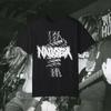Двусторонняя футболка от тошноты Crust Punk Винтаж Мучительный Ужас Мрак Червоточина Гниль Ворон