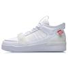 Li Ning CF Tracing Houcheng Дым и Облака Скользкие, Износостойкие, Легкие Средние Скейтбордические Ботинки Мужские AGCR167-1