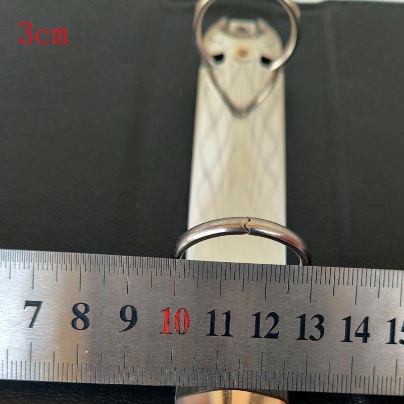 PU Leather Cover Folder 4 Rings Large 30mm , Heavy Durable Padded A4 Custom Handmade Binder