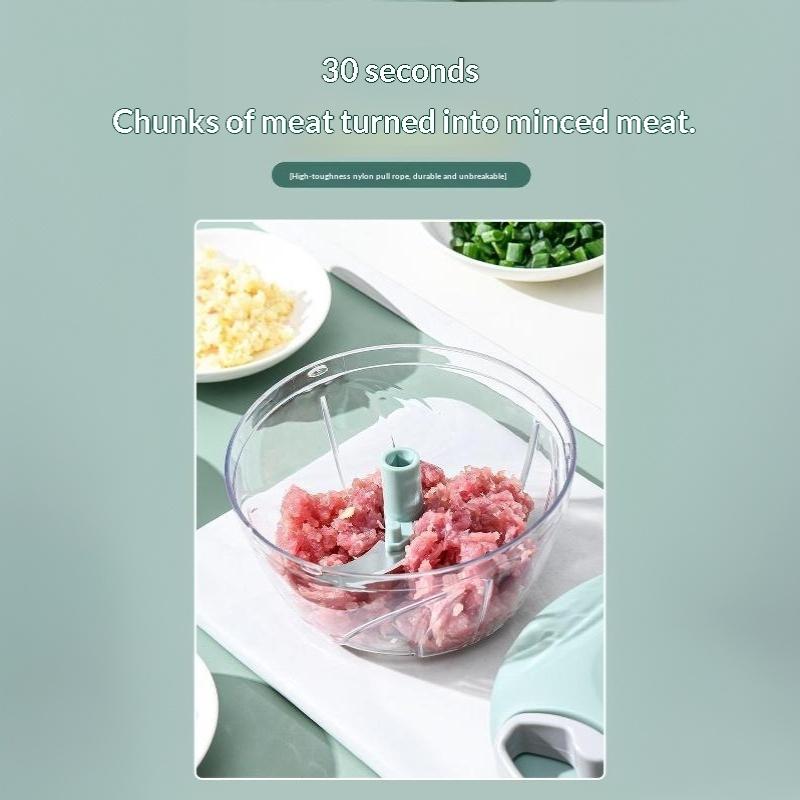 Быстрорежущая мини-измельчитель для продуктов, ручная, с ручным приводом, чеснокодавилка, многофункциональная резка овощей и орехов для кухни