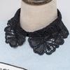 Кружевной накладной воротник Белый Черный Лацкан Половина рубашки Новая Мода Ложный воротник Женщины Девушки