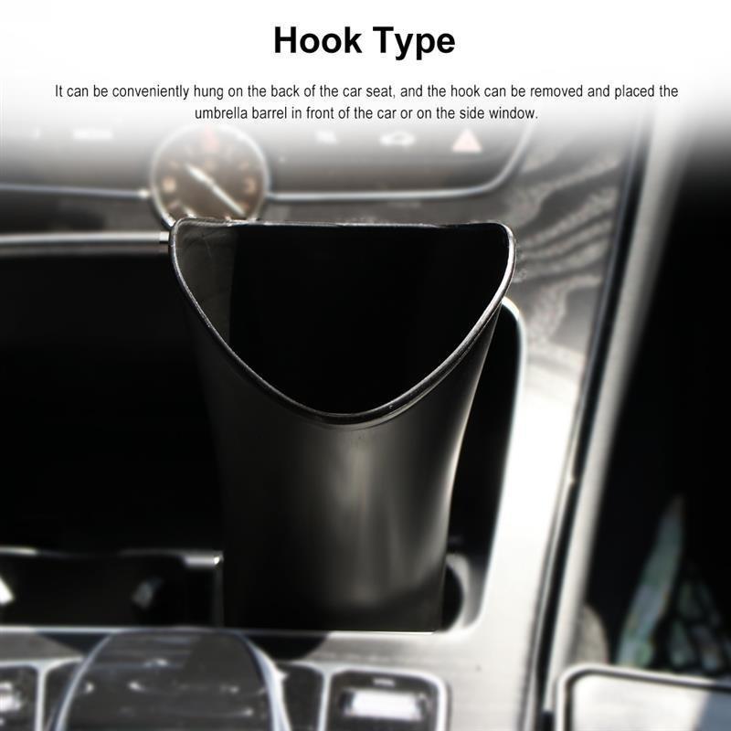 Portable Car Styling Storage Barrel ABS Multifunctional Hook Umbrella Hanger LS