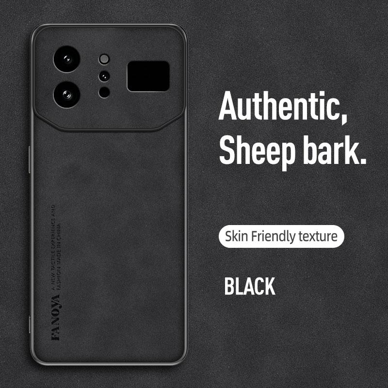 EUCAGR Для Infinix Note 60 Ultra Роскошный Чехол для Телефона из Натуральной Кожи Овцы и ПУ Кожи Для Infinix Note 60Ultra Задняя Крышка Силиконовый Ударопрочный