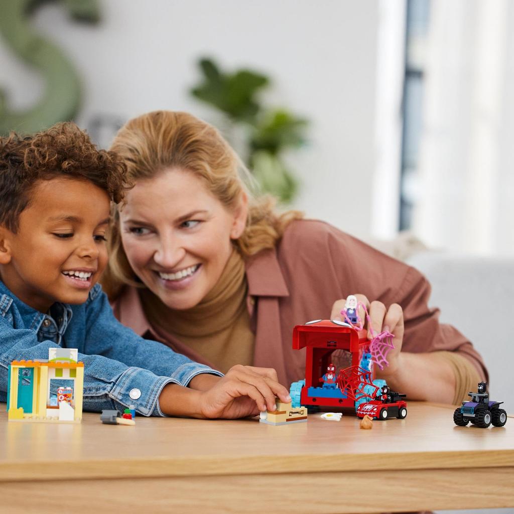 LEGO Marvel Spidey and the Amazing Moving Secret 10791 Toy Block Present American Comics Super Hero Boys Girls 4 Years Old and Up Friends