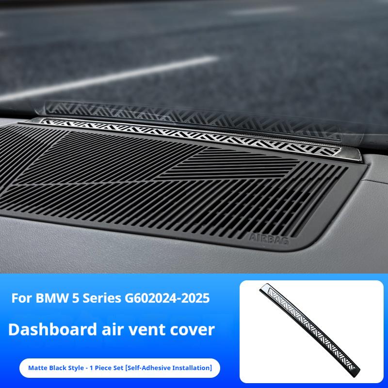 For BMW 5 Series i5 G60 2024-2025 Dashboard Air Vent Cover Central Control Air Conditioner Dust Net Car Interior Accessories