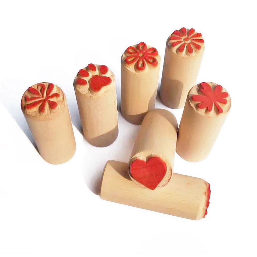 Print Embossing Cake Decoration Dessert Gift Tag Clay Mould Stamp Die Baking Accessories Stamp