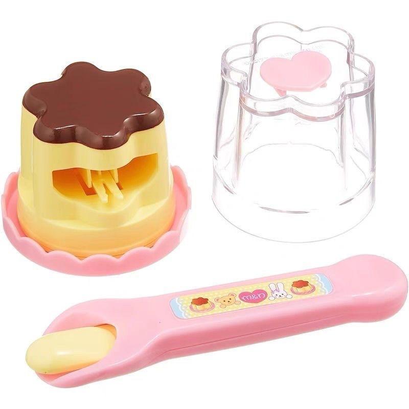 Food Feeding Pudding Feeding Toy Role Play Early Education Strawberry Pudding Toy Pretend Play House Toys Desktop Ornament Toys