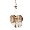 Heart Decor,Heart-shaped Wooden Decorative Hanging Handmade Ornaments Hanging Ornaments for Wedding,Home Decoration