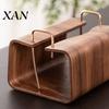 Office Desk Organizer Wooden Tissue Holder, Rectangular Decorative Paper Napkin Dispenser, Reusable Holder Organizer, for Home Decor Bathroom Case