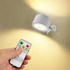 LED Sconces Wall Mounted Lamps Remote Control Rechargeable Bedroom Bedside Reading Light