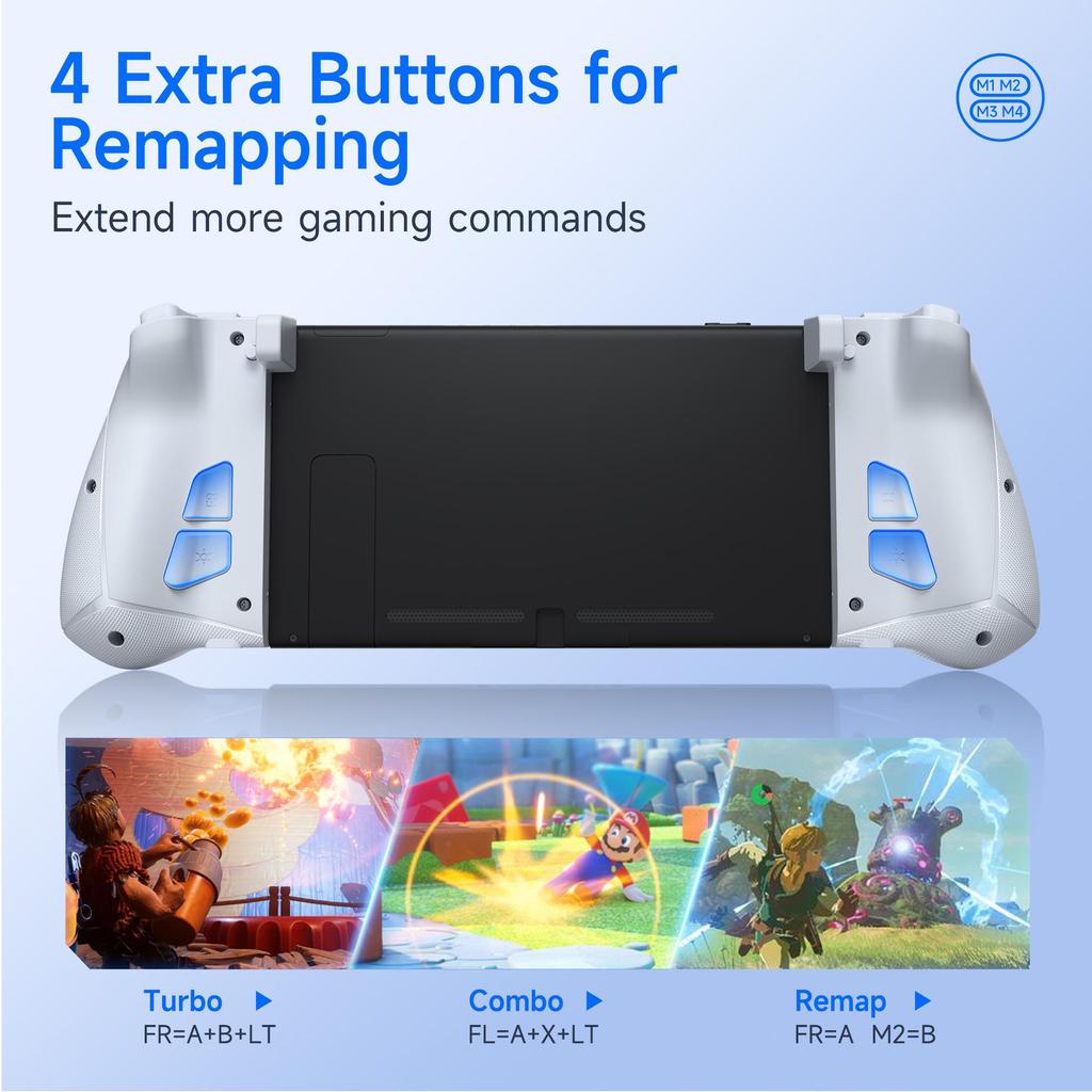 Механический контроллер EasySMX S15: Совместим с датчиками Холла, 4 задними кнопками и NFC.