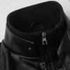 Men's Leather Jackets Men Stand Collar Coats Mens Motorcycle Leather Jacket Casual Slim Brand Clothing PU Leather Coats Mens