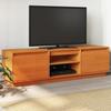 VidaXL TV Cabinet Brown Wax 140x35x40 Cm Solid Pine Wood, TV Stand, Media Cabinet, Entertainment Center, Sideboard 847131