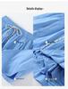 Apricot 2025 Women's A-line Elastic Waist Skirt Shorts - Loose, Slimming, Anti-exposure.
