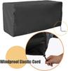 Большой чехол для палубного ящика, водонепроницаемый, прочный, садовый пуф, покрывающий всепогодное уличное покрытие, подходит для Keter Suncast Lifetime