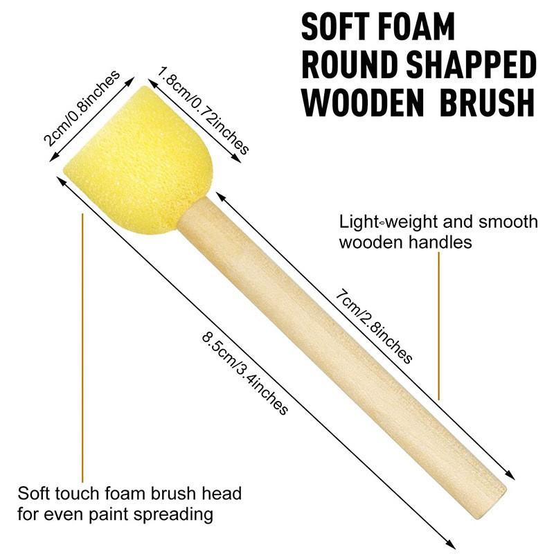 Кисть-губка для рисования, набор из 30 предметов, детские игрушки для рисования, искусство, раннее образование, игрушки-головоломки своими руками