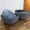 Plant Pot with Drainage, Resin Planter for Indoor Outdoor Plants, Medium Flower Pots for Patio, Balcony Garden Decor