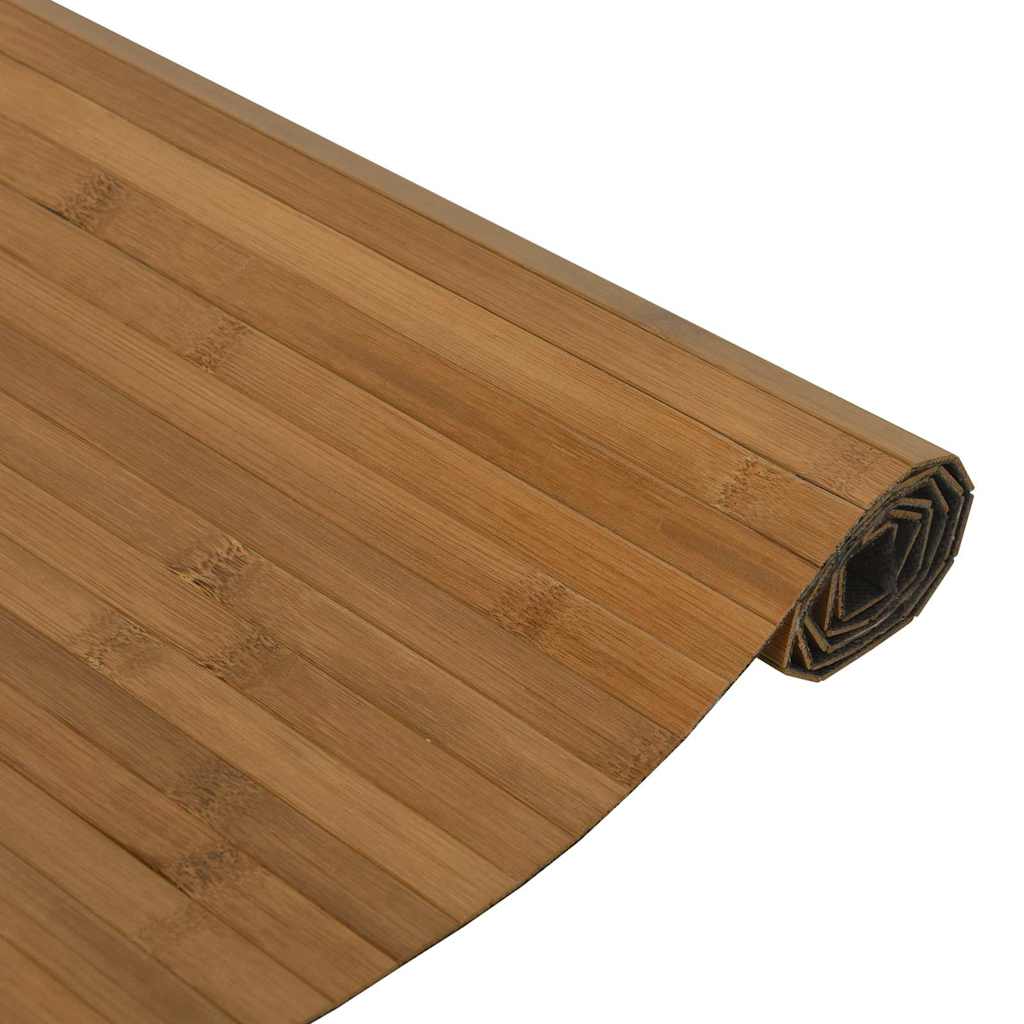 Rectangular Rug Brown 60x300 cm Bamboo