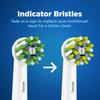 Oral-B ORIGINAL Cross Action Electric Toothbrush Soft Replacement Brush Heads For Vitalty, Pro, Smart Series, 4 refills
