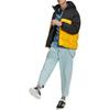 adidas Originals FW22 Лоскутная куртка-пуховик на молнии с капюшоном и вышивкой логотипа бренда Мужская верхняя одежда черного цвета HL9179