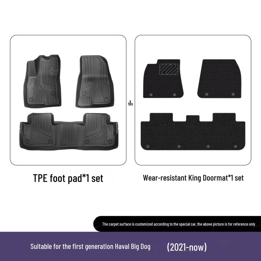 All-Weather TPE Floor Mats for Great Wall Haval Dargo