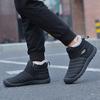 Fashion Winter Men's Snow Boots Canvas Sports Casual Shoes Plush Warm Men's Winter Boots Outdoor Men's Hiking Boots Work Travel Shoes