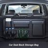 Водонепроницаемая сумка для хранения на заднем сиденье, ящик для хранения, карман на спинку сиденья автомобиля, органайзер для багажника автомобиля, грузовика, внедорожника, фургона