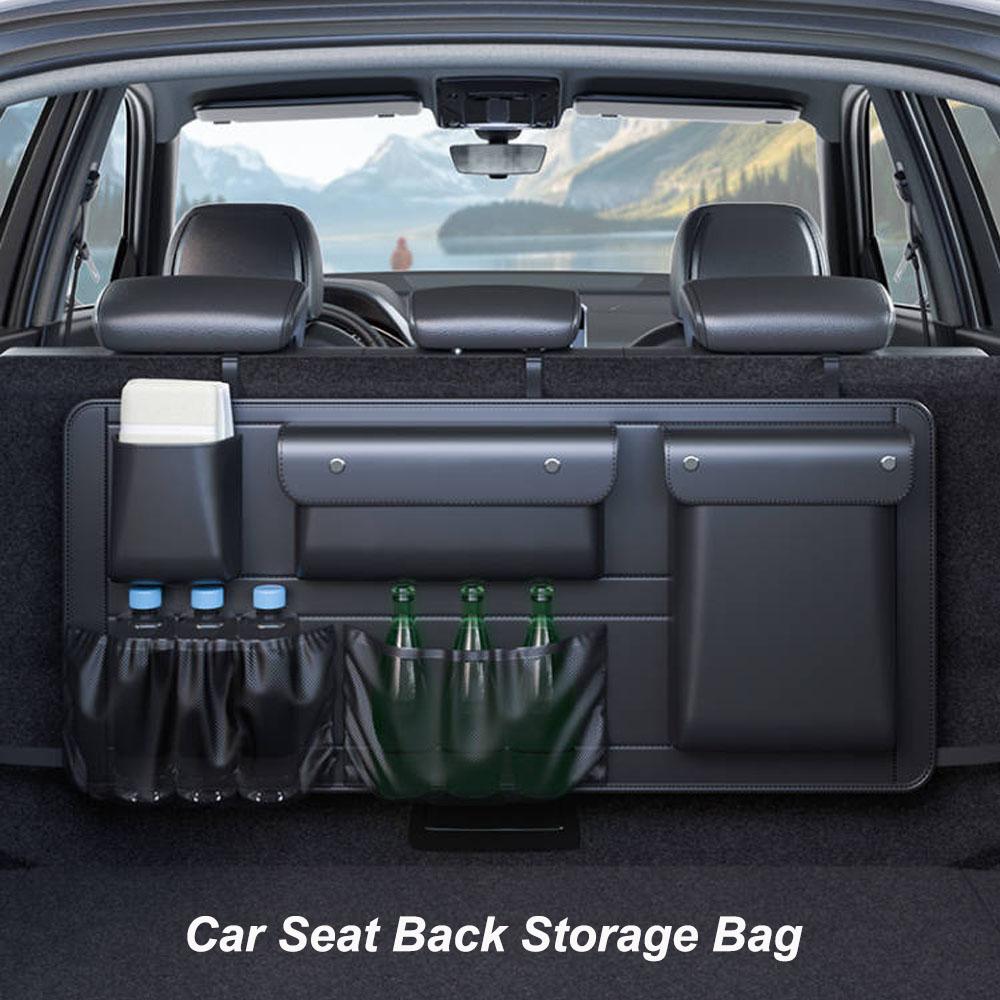 Водонепроницаемая сумка для хранения на заднем сиденье, ящик для хранения, карман на спинку сиденья автомобиля, органайзер для багажника автомобиля, грузовика, внедорожника, фургона