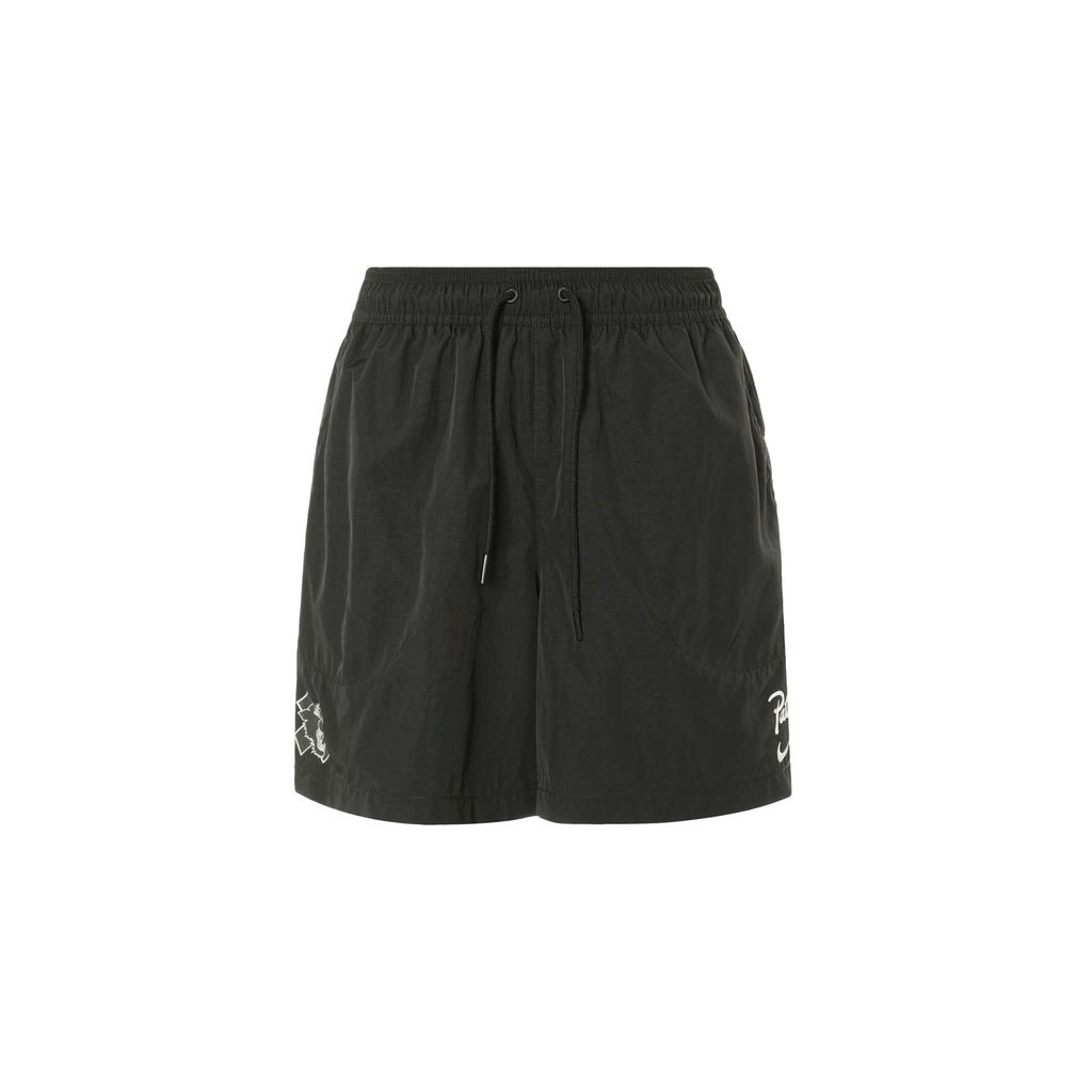 Nike X Patta SS24 Комфортные уличные повседневные шорты с логотипом до середины талии на эластичном шнурке Брюки унисекс Черные FJ3064-010