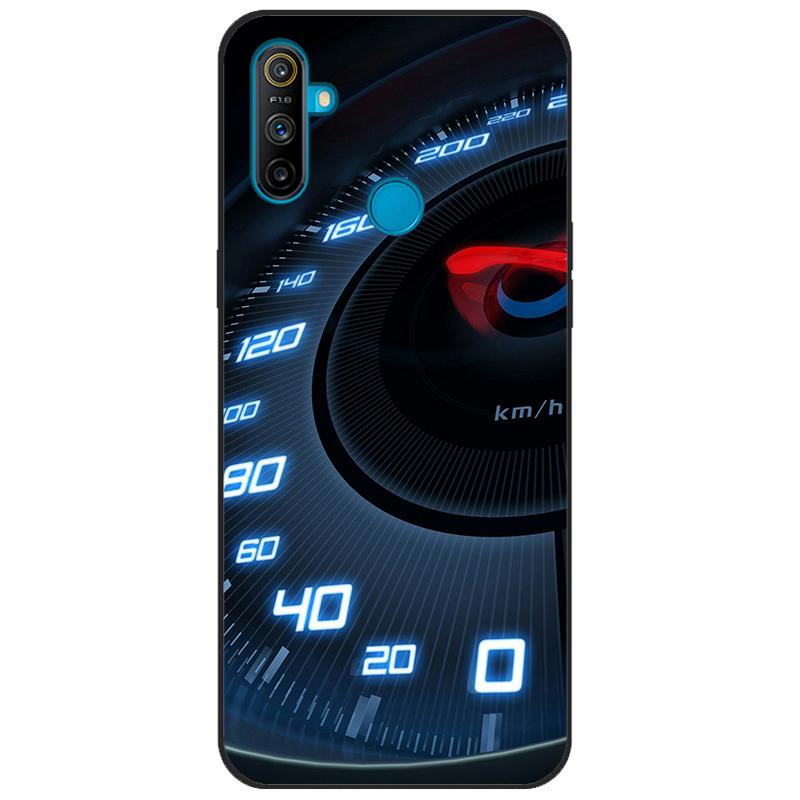 Чехол-бампер для Realme C3, мягкий силикон TPU, задняя крышка с рисунком, для OPPO Realme C3 RMX2020 C 3 RealmeC3, мультяшный чехол для телефона Funda