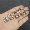 Horseshoes Buckles 10 Styles D Bow Staples High Quality Shackle Key Ring Outdoor Accessories