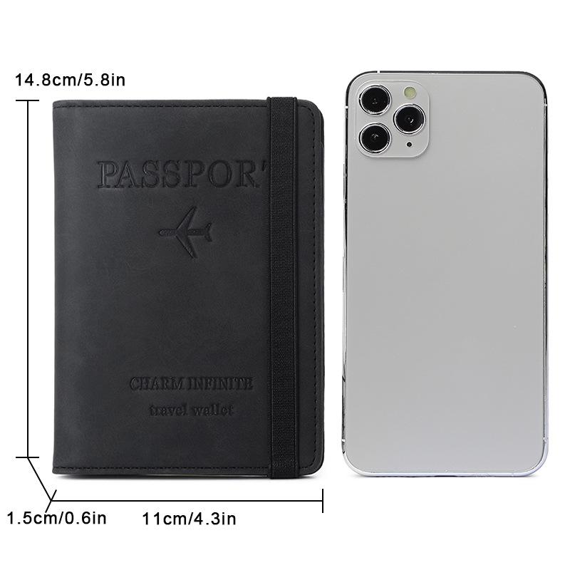 Новая противокражная сумка-кошелек для паспорта, карты вакцинации, документов, билетов, многофункциональный дорожный держатель для паспорта