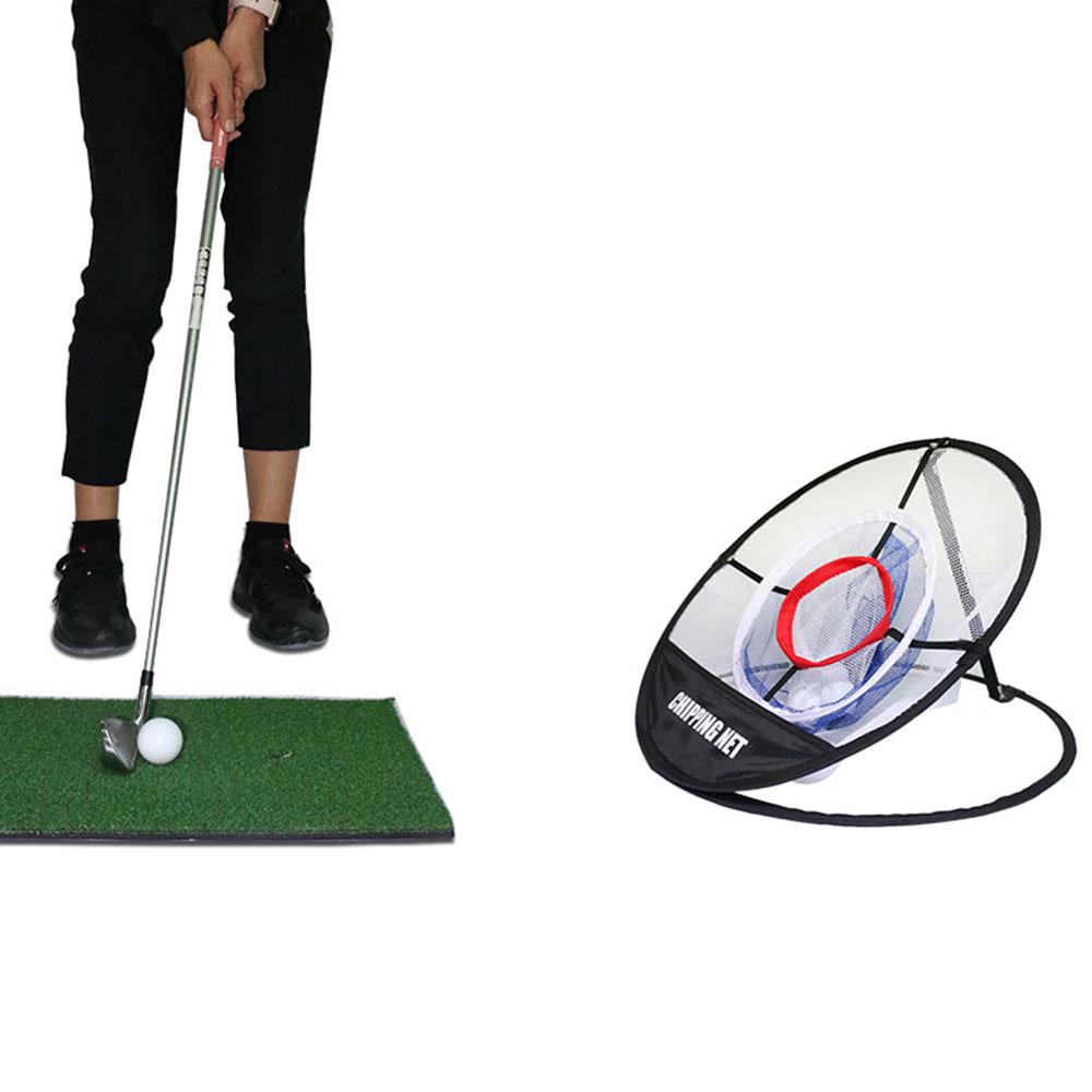 Golf Chipping Net Golf Training Hitting Aid Pop-up Indoor Golfing Net Golf Chipping Putting Trainer
