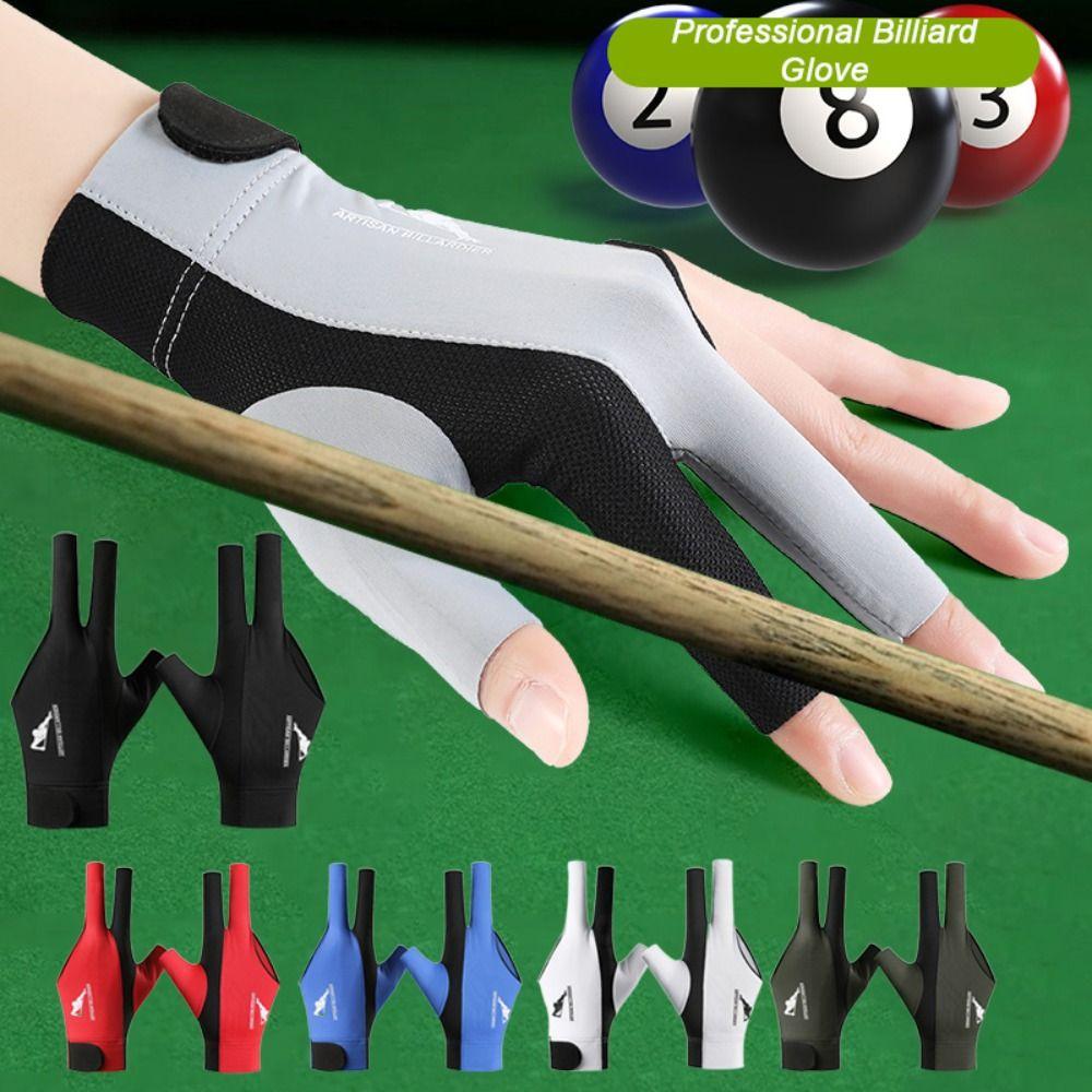 1Pcs Anti-slip Billiard Glove Three Fingers Training Glove New Snooker Glove Fitness Accessories