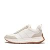 Sneaker Boots FLOW FLATFORM SNEAKERS Urban White Mix Cm [Fitflop] F-MODE FABRIC/SUEDE/LEATHER Women's 25.0