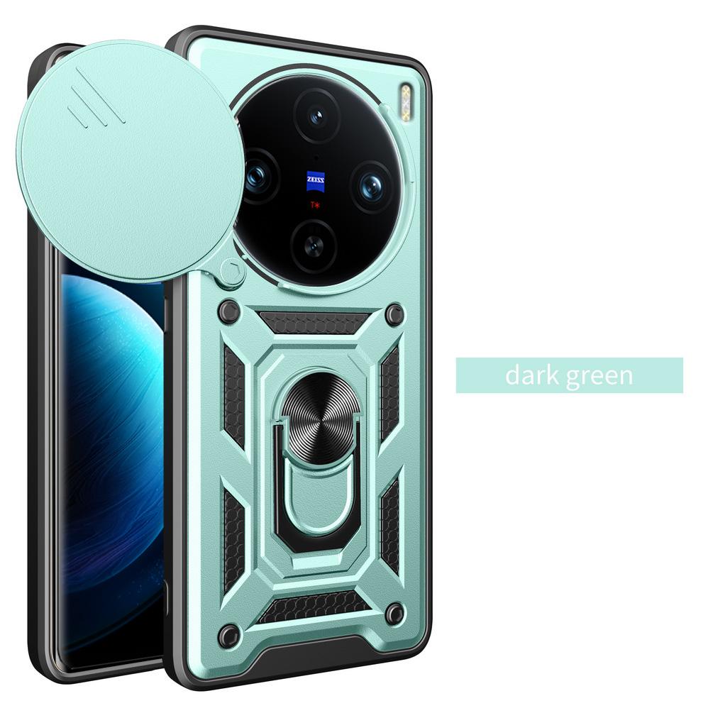 Защитный чехол для камеры VIVO X100 Pro VIVO X100 Armor Hybrid Metal Ring Back Cover