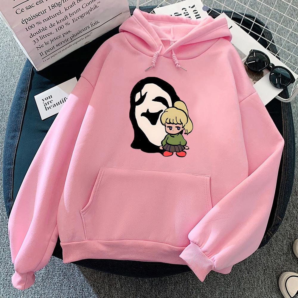 Худи Yume Nikki Милое Повседневное с Толстовкой с Капюшоном Длиннорукавное Флисовое Мягкое Одежда Мода Манга Комикс Графическая Печать Худи