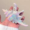 Pearlescent Conch Shaped Hair Claw Ocean Animal Large Hair Claw Women Girls Summer Beach Y2K Ponytail Clip Hair Styling Gifts