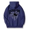 Scream Spiders & Cobwebs Printing Women Hoodies Harajuku Oversize Hoody Fashion Loose Clothing Comfortable Sweatshirt Female