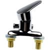 Bath Faucet Water Mixer Tap Double-Hole Single Handle