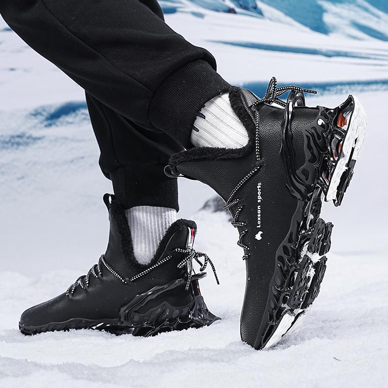 Men Boots New Winter Slippers Warm Men Shoes Waterproof Non-Slip Plush Sneakers Male Tenis Shoes Boots Men Sneakers Winter