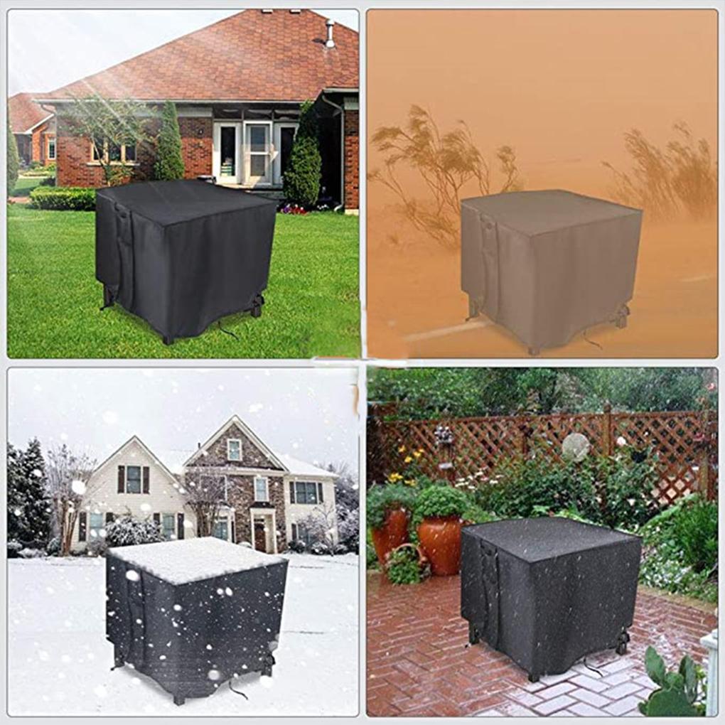 Small Size Waterproof Outdoor Patio Garden Furniture Covers Rain Snow Covers for Barbecue Stove Table Chair Dust Proof Cover
