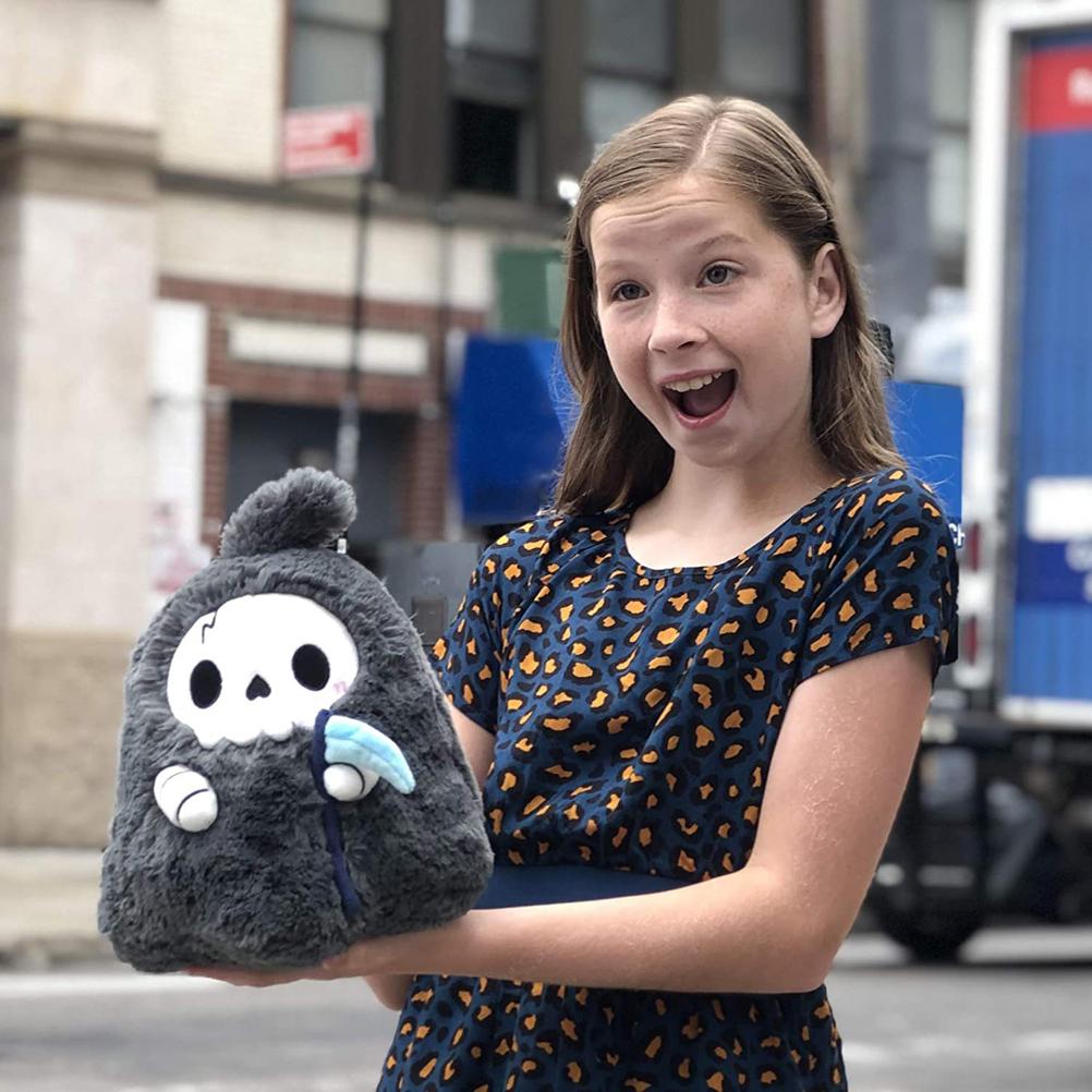 Halloween Anime Figure Plush Toys Cartoon Grim Reaper Stuffed Fluffy Doll Collection Figurine Doll