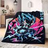 Dragon Ball Print Blanket Warm Comfortable Flannel Blanket Suitable for Bedrooms,Sofas,Beds,Chairs,Picnics,Travel