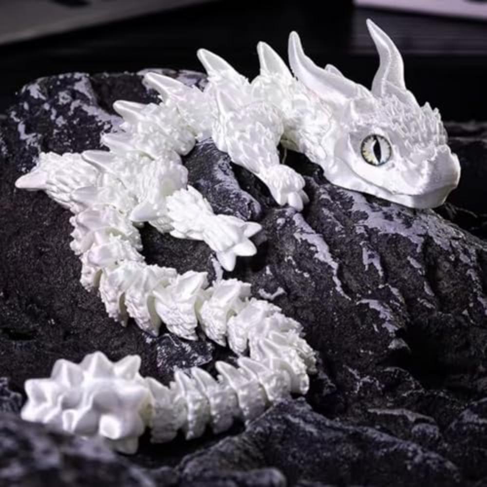 PLA 3D Printed Chameleon Model Multicolor Multi-jointed Chameleon Action Figure Movable Articulated Animal Figurine