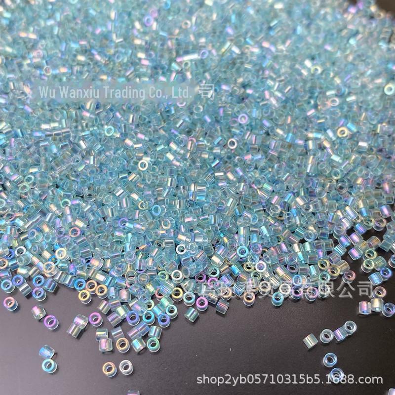 «1,6 мм прозрачные фантазийные старинные бусины для самодельных украшений с кисточками и вышивки»