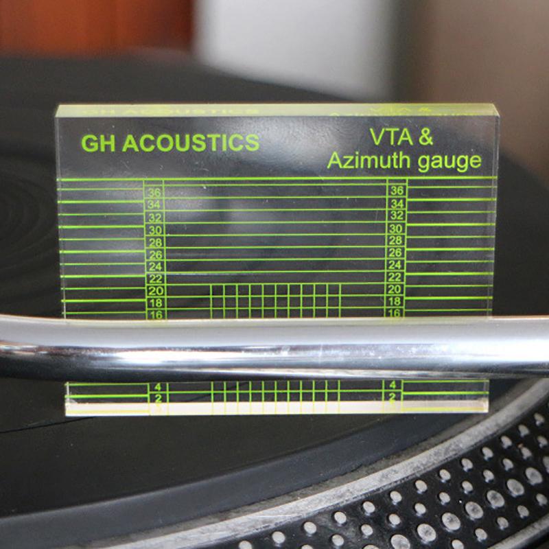 Картридж проигрывателя тонарм VTA баланс измерительный азимут горизонтальная регулировка линейка инструмент для проигрывателя виниловых пластинок фонограф