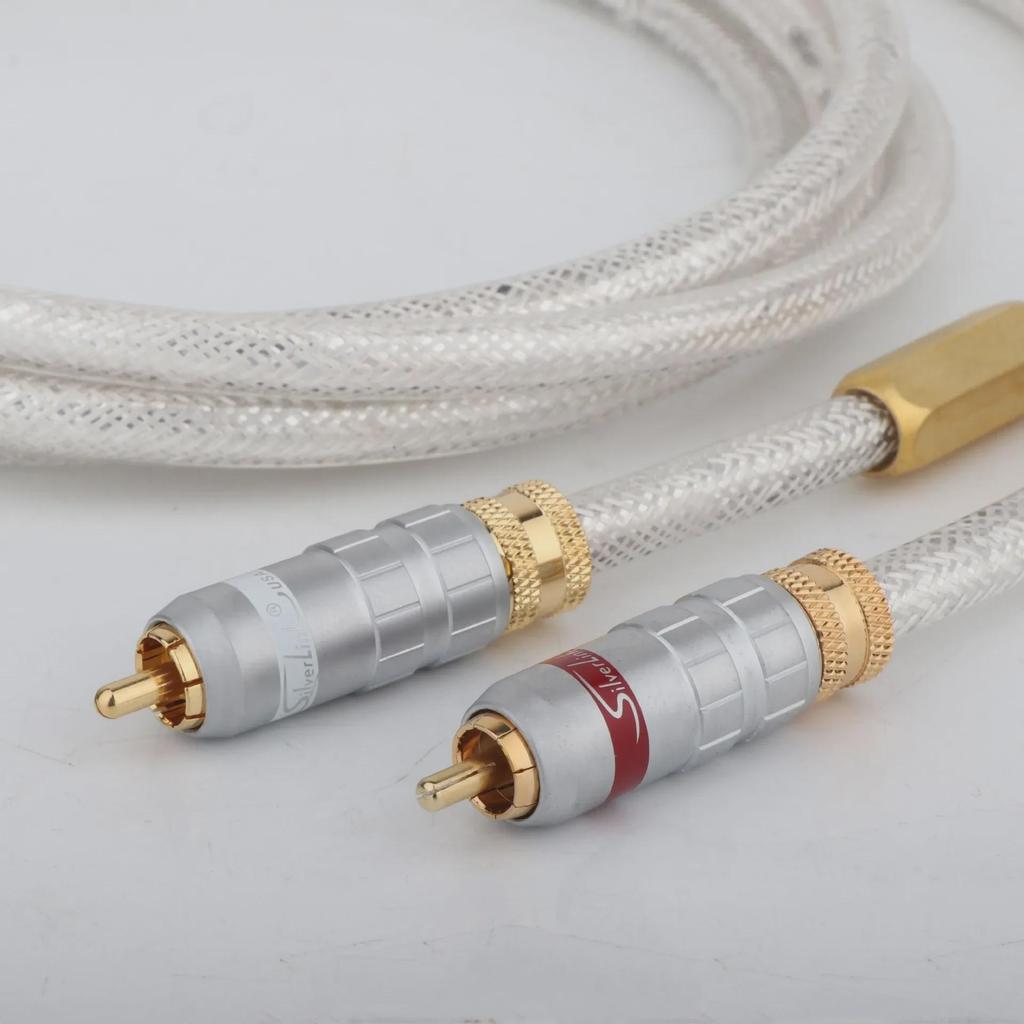 Preffair X407 OCC Silver-Plated RCA HiFi Signal Line